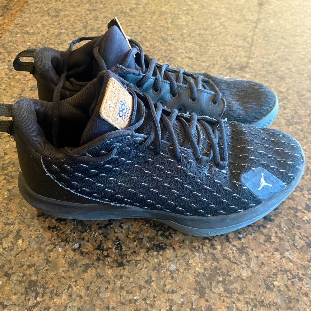 Black Jordan shoes